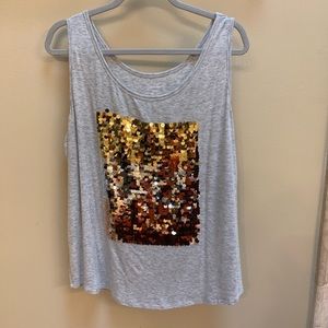 EUC Lane‎ Bryant embellished tank top size 18/20